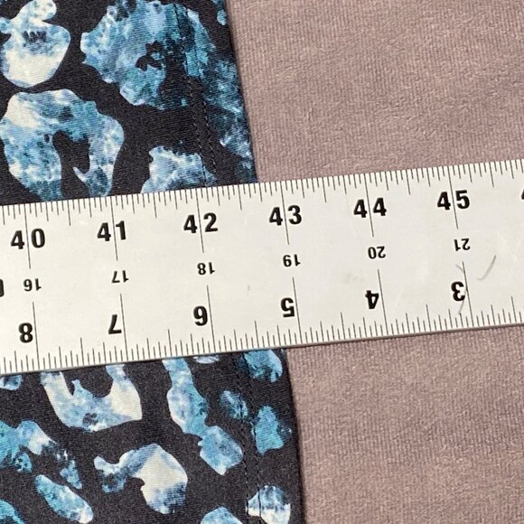 LuLaRoe 3XL Blue & Black Leopard Print Pocket Dress Long Sleeve - Picture 11 of 11